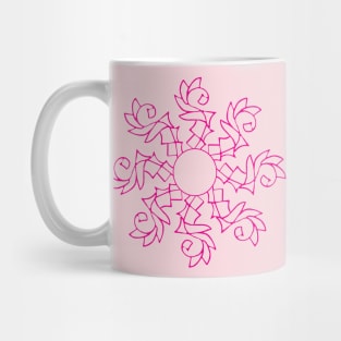 Pink Flake Mug